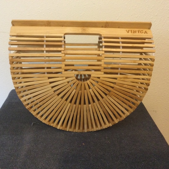 VINGTA Birdcage Clutch BOHO Preowned - Picture 1 of 5